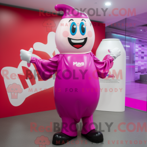 Postava maskota Magenta...