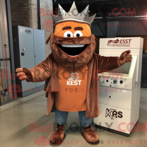 Rust King maskotdraktfigur...
