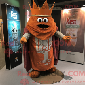 Rust King maskotdraktfigur...