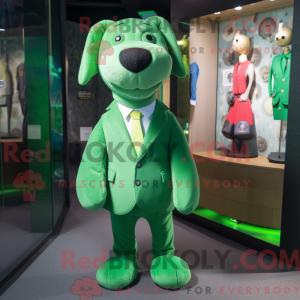 Groene Hond mascotte...