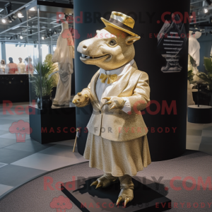 Złota maskotka nosorożca...