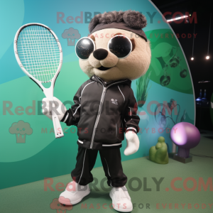 Tennisracket-maskotdraktfig...