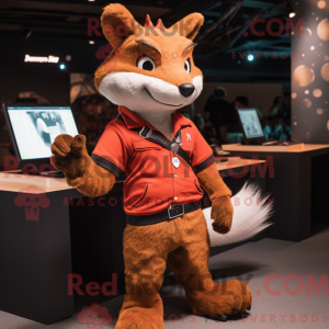 Rust Mår maskot kostume...