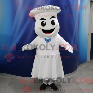 White Ray mascot costume...