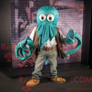 Disfraz de mascota Kraken...