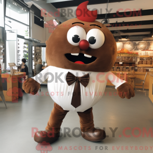 Brune kødboller maskot...