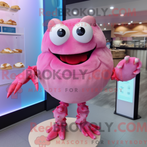 Pink Crab Cakes mascot...