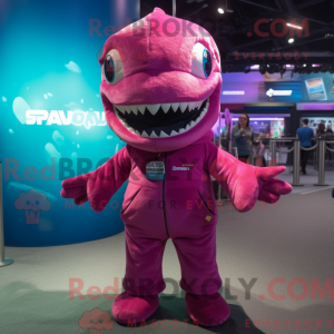 Magenta Barracuda mascot...