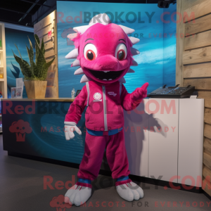 Magenta Barracuda mascot...