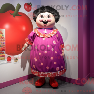Plum mascot costume...