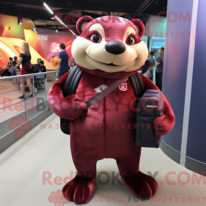 Disfraz de mascota Maroon...