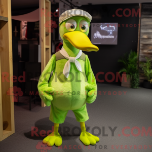 Limegrøn albatros...
