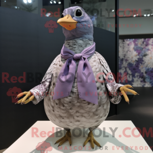 Lavender Quail mascot...
