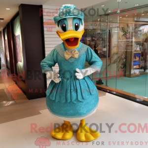 Figura de máscara de pato...