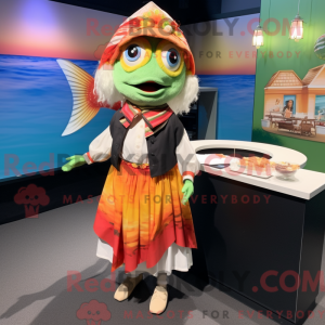 Fish Tacos maskotdraktfigur...