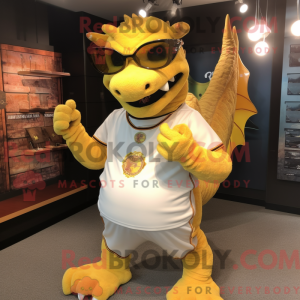 Figura de máscara de dragão...