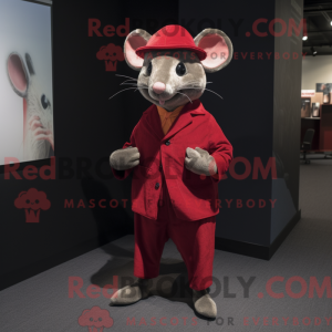Máscara de rato vermelho...