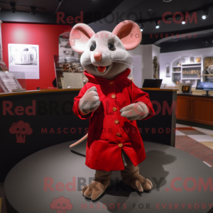 Máscara de rato vermelho...