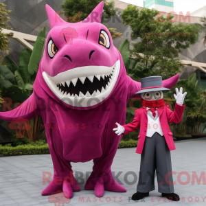 Disfraz de mascota Magenta...