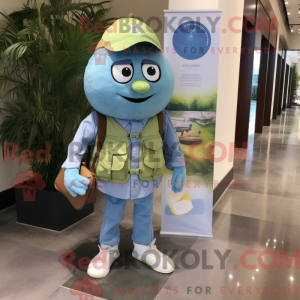 Olive Ice mascot costume...