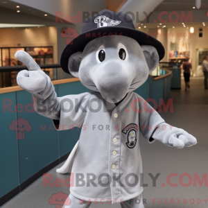 Gray Ray mascot costume...