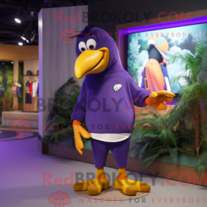 Purple Toucan mascot...
