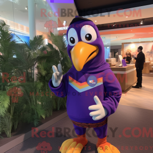 Purple Toucan mascot...