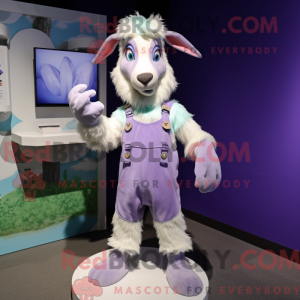 Lavender Goat mascot...