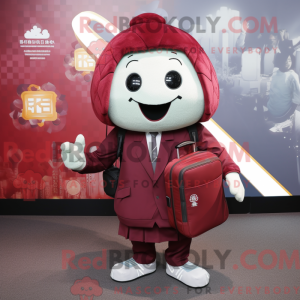 Maroon Dim Sum mascot...