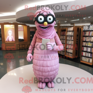 Roze Mummie-mascottekostuum...