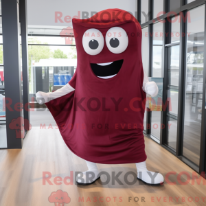Maroon Ray mascottekostuum...
