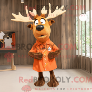 Rust Elk mascottekostuum...