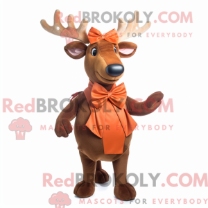 Rust Elk mascot costume...