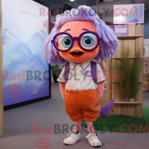 Lavender Salmon mascot...