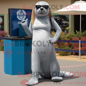 Gray Sea Lion mascot...