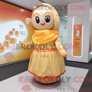 Abrikos maskot kostume...