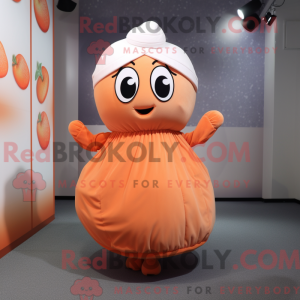 Apricot mascot costume...