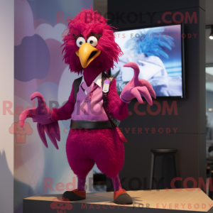 Disfraz de mascota Magenta...