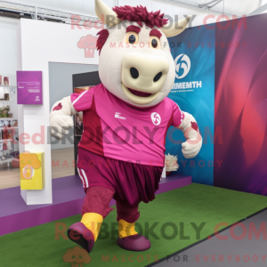 Disfraz de mascota Magenta...