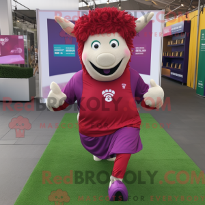 Disfraz de mascota Magenta...