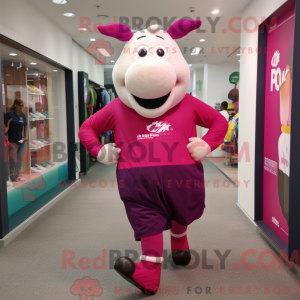 Disfraz de mascota Magenta...