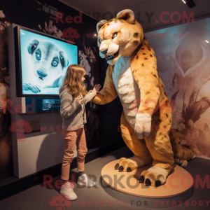 Smilodon maskot kostume...
