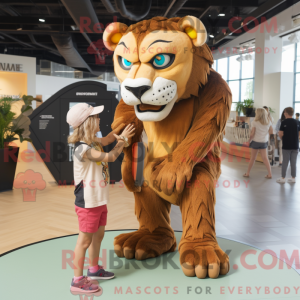 Smilodon Maskottchen Kostüm...