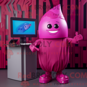 Disfraz de mascota Magenta...