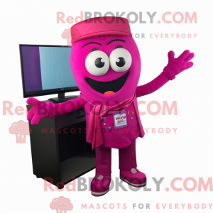 Disfraz de mascota Magenta...