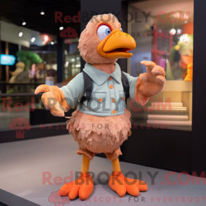 Peach Dodo Bird maskot...