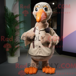 Peach Dodo Bird maskot...