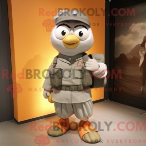 Gray Mandarin mascot...