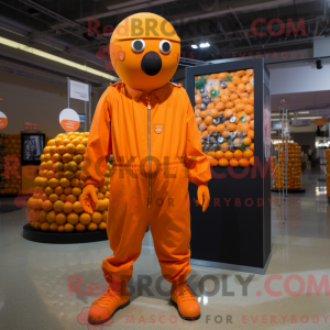 Orange Grenade mascot...