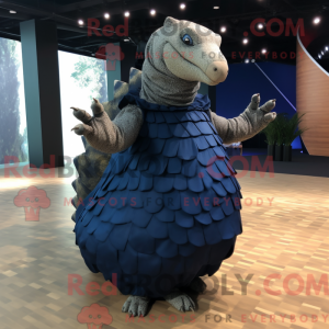 Navy Pangolin mascot...